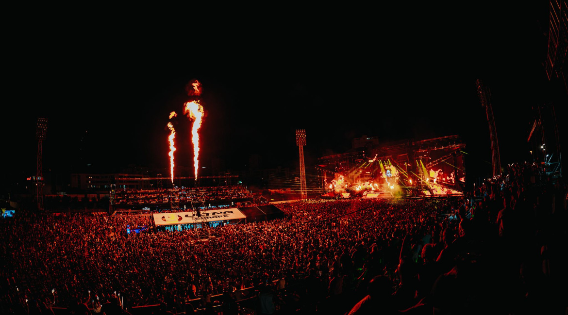 Ultra Europe 2025 festival Stadion Park Mladeži, Split